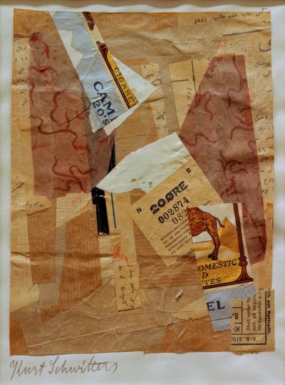 無題 作： Kurt Schwitters