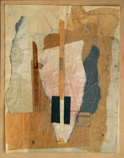 屋根の上の想像力 作： Kurt Schwitters