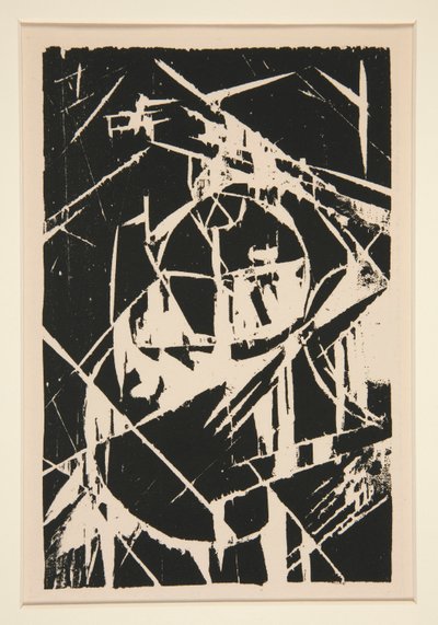 ケストナーブックのプレートXII 作： Kurt Schwitters