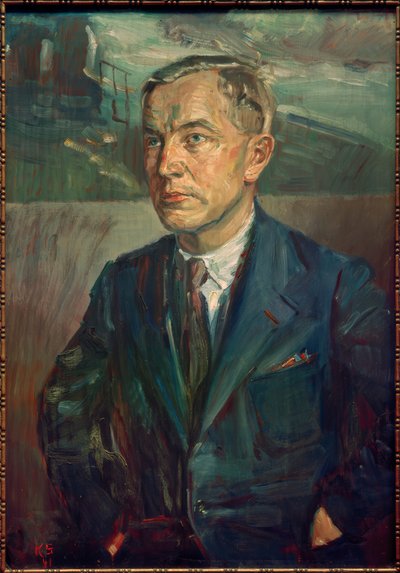 アルフ・シュルテスの肖像 作： Kurt Schwitters