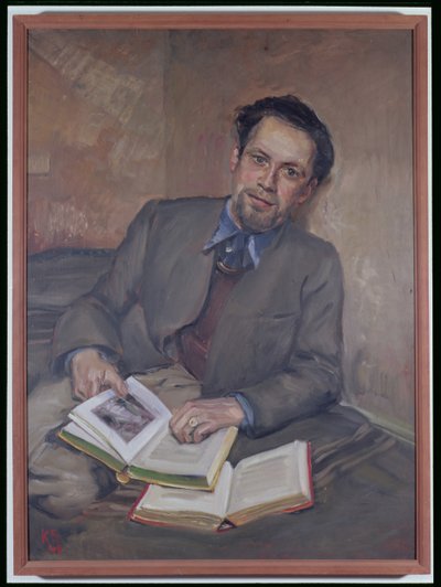 フレッド・ウールマンの肖像、1940 作： Kurt Schwitters
