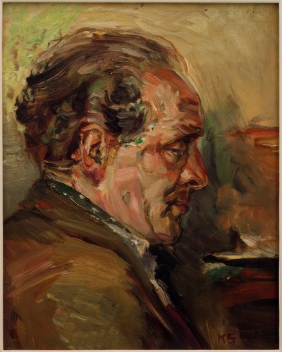 彫刻家シャルーの肖像 作： Kurt Schwitters