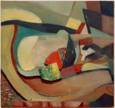 赤い足で救済 作： Kurt Schwitters