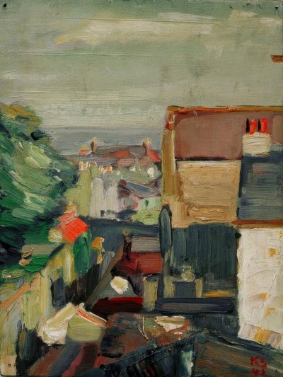 ダグラスからの風景 作： Kurt Schwitters