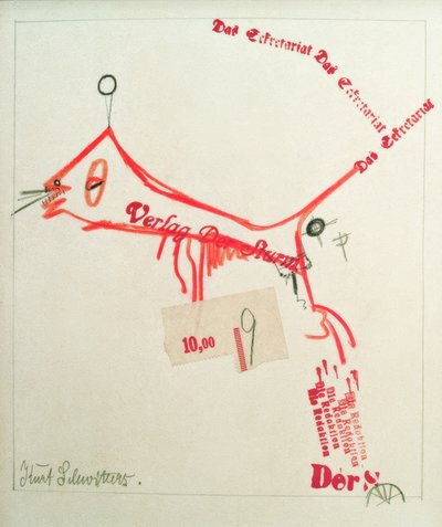 パブリッシャーザストーム 作： Kurt Schwitters