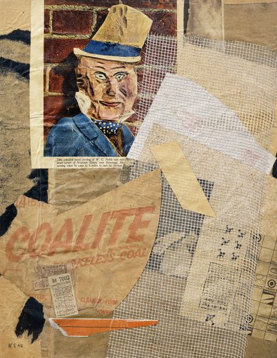 WCフィールド、 作： Kurt Schwitters