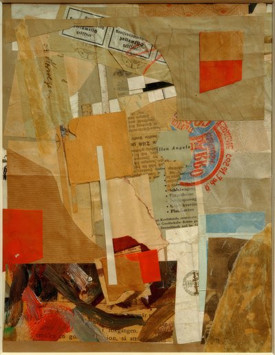 税関が開店 作： Kurt Schwitters