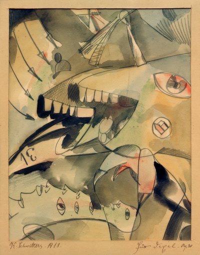 デクセル用。 Aq 38 作： Kurt Schwitters