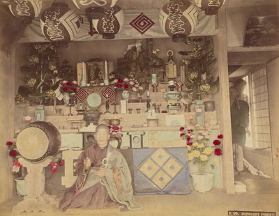 僧侶 作： Kusakabe Kimbei