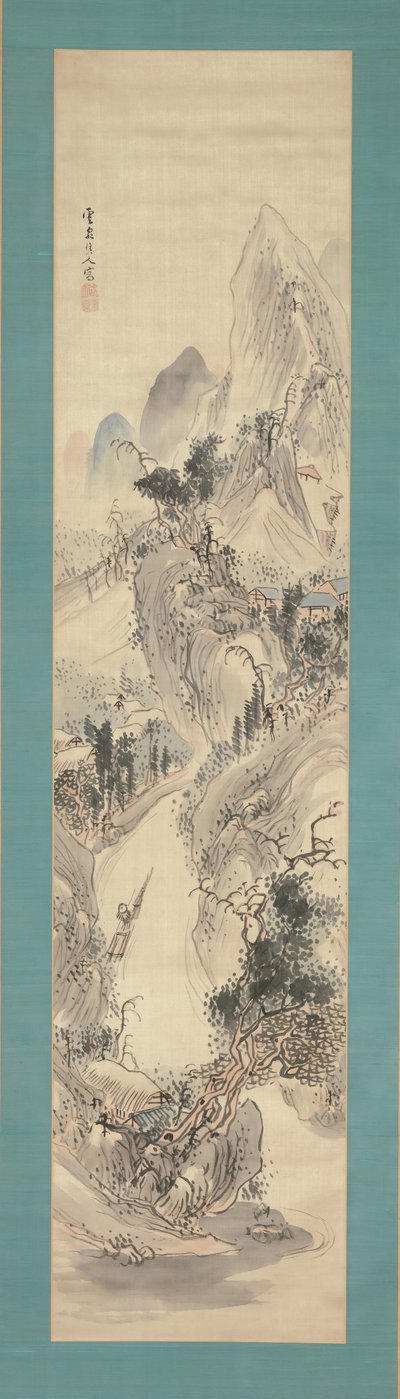 風景、18-19世紀 作： Kushiro Unsen