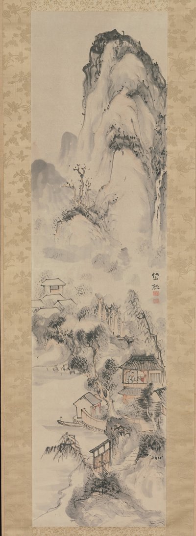 風景、18世紀 作： Kushiro Unsen