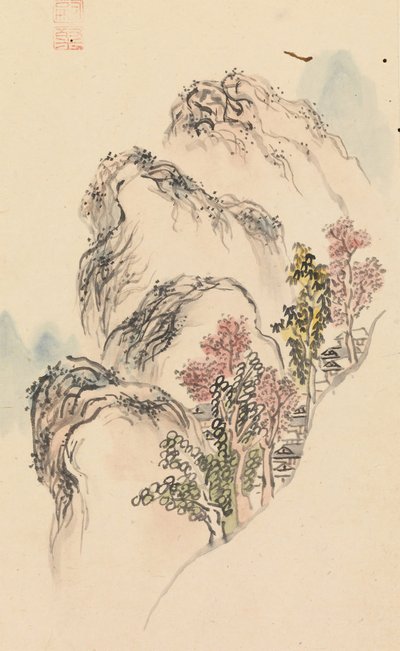風景画のアルバム 18世紀後半 作： Kuwayama Gyokushu