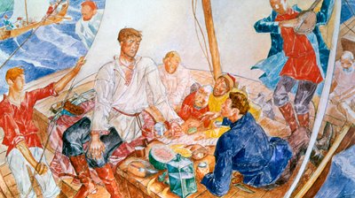 「ステパン・ラージン」、1918年 作： Kuz
