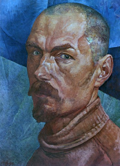 自画像 作： Kuzma Sergeevich Petrov Vodkin
