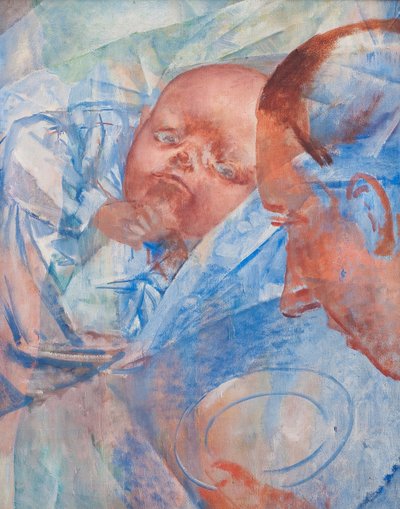 母と子、1922 作： Kuzma Sergeevich Petrov Vodkin