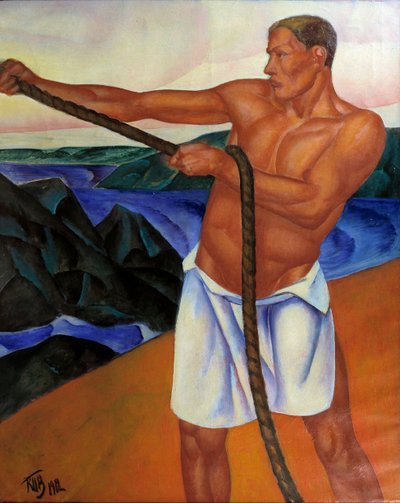 労働者、1912 作： Kuzma Sergeevich Petrov Vodkin