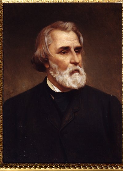 ""Ivan Sergeevich Tourgenevの肖像（Turgenev 作： Kyrill Antonovitch Gorbunov
