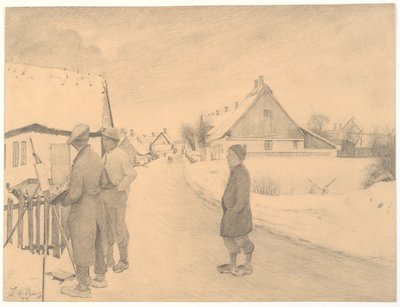村の画家 作： Laurits Andersen Ring