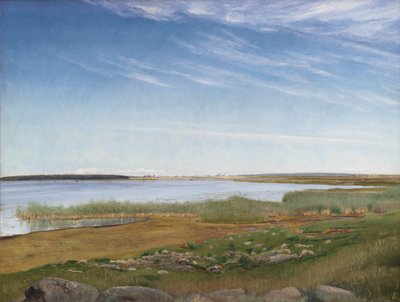 カレベクスミンデ近くのフィヨルド、ジーランド 作： Laurits Andersen Ring