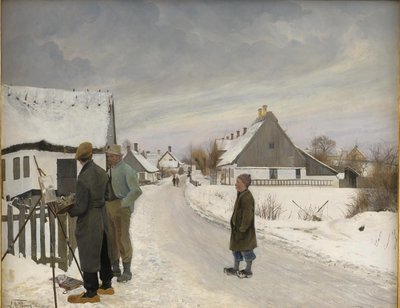 村の画家 作： Laurits Andersen Ring
