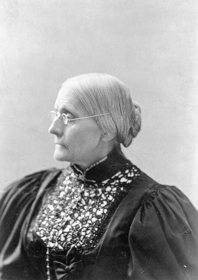 スーザンブラウネルアンソニー（1820-1906）c.1890-1906 作： L. Condon