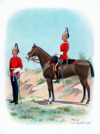 ドラグーンガード、1915年。 作： L. E. Buckell