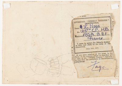 新聞コンペ編集者への提出、1917 作： L. Hogg