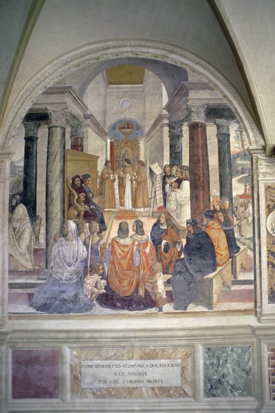 聖ベネディクトの生涯 作： L. Signorelli