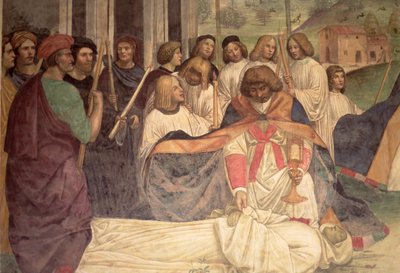 聖ベネディクトの生涯からの聖ベネディクトの死 作： L. Signorelli