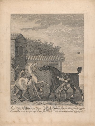 A set of seven, untitled, each dedicated: To the Right Hon