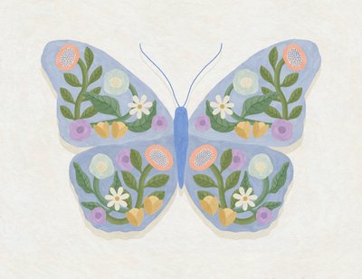 Spring Blooms Butterfly, 2023（デジタル） 作： Lady Ann de Borja