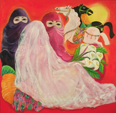 砂漠の花嫁 作： Laila (Contemporary Artist) Shawa