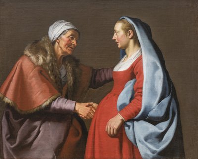 訪問（キャンバスに油彩） 作： Lambert Jacobsz or Jacobs