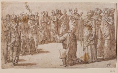 アウグストゥスとティブルトゥスのシビュラ、1547年頃。 作： Lambert Lombard
