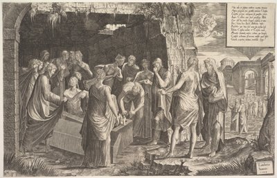 1544年「ラザロの蘇生」。 作： Lambert Suavius