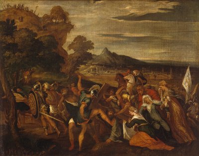カルバリーへの道ランバート・スストリス作（1515年頃-1560年以降） 作： Lambert Sustris