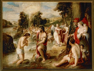 キリストの洗礼 ... 作： Lambert Sustris