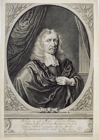 ヨハネス・ヘヴェリウス（1611-87）1668 作： Lambert de Visscher