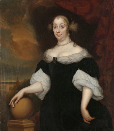 マルガレータ・ムンター (1639-1711)、ヤコブス・トリップの二番目の妻 作： Lambertus Jansz. de Hue