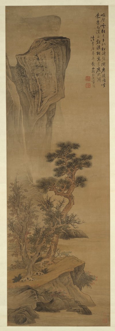 李唐風山水画 作： Lan Ying