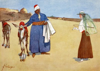 美女と野獣」、1908年。   作： Lance Thackeray