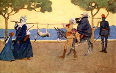 Big Game Hunters」、1908年。   作： Lance Thackeray