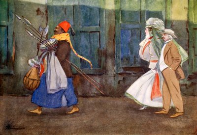 バーミンガムからのプレゼント」、1908年   作： Lance Thackeray