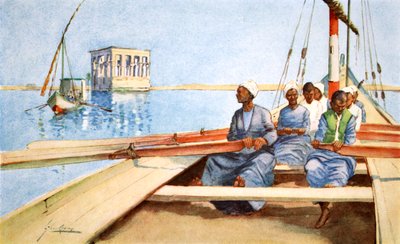 「フェルッカでフィラエへ」、1908年。 作： Lance Thackeray