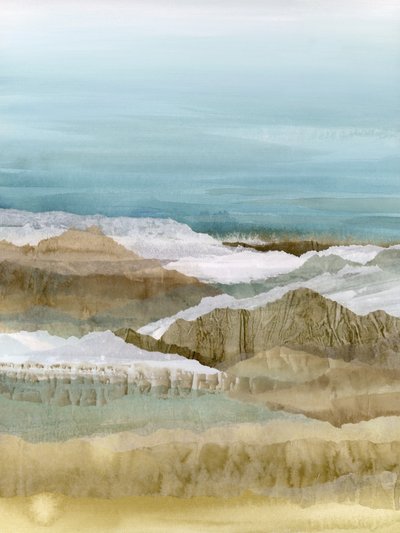 抽象的な山の層 作： Lara Eckerman