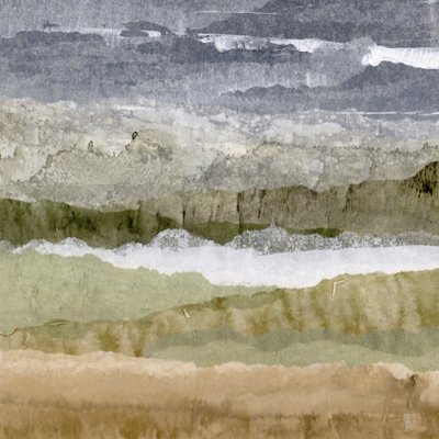 淡い色調の抽象的な風景 作： Lara Eckerman
