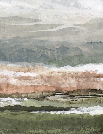 静謐な山々の層 作： Lara Eckerman