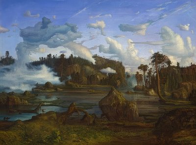 ダスカー。 1865 作： Lars Hertervig