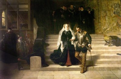 メアリー、スコットの女王、彼女の処刑に導かれる、1871 作： Laslett John Pott