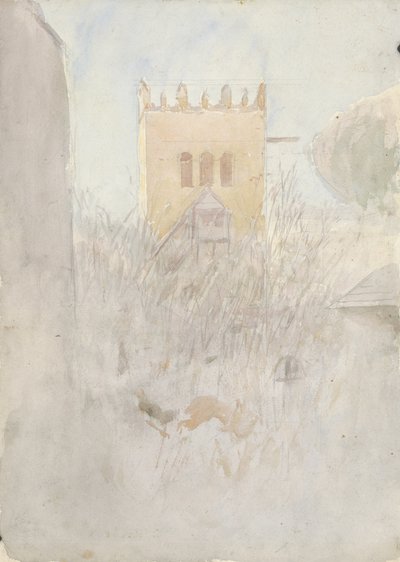 StrážkyII。の鐘楼、1890-1910 作： Laszlo Mednyanszky